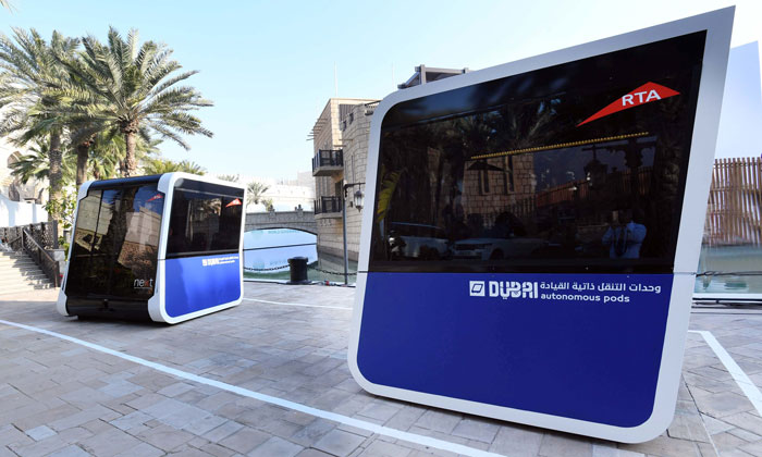 World's first autonomous pods are tested by RTA Dubai